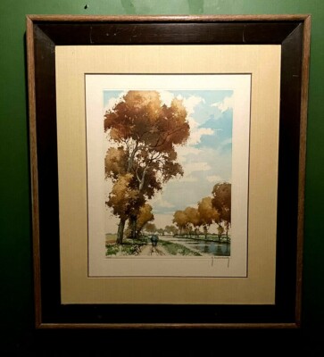 ロジャー・ヘッベリンク Roger Hebbelinck 版画 風景画 s-l400.jpg