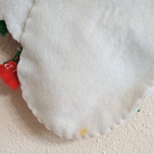 FINISHED Bucilla Felt Christmas Stocking Handmade Pick A Tree Snowman Santa - Picture 7 of 9