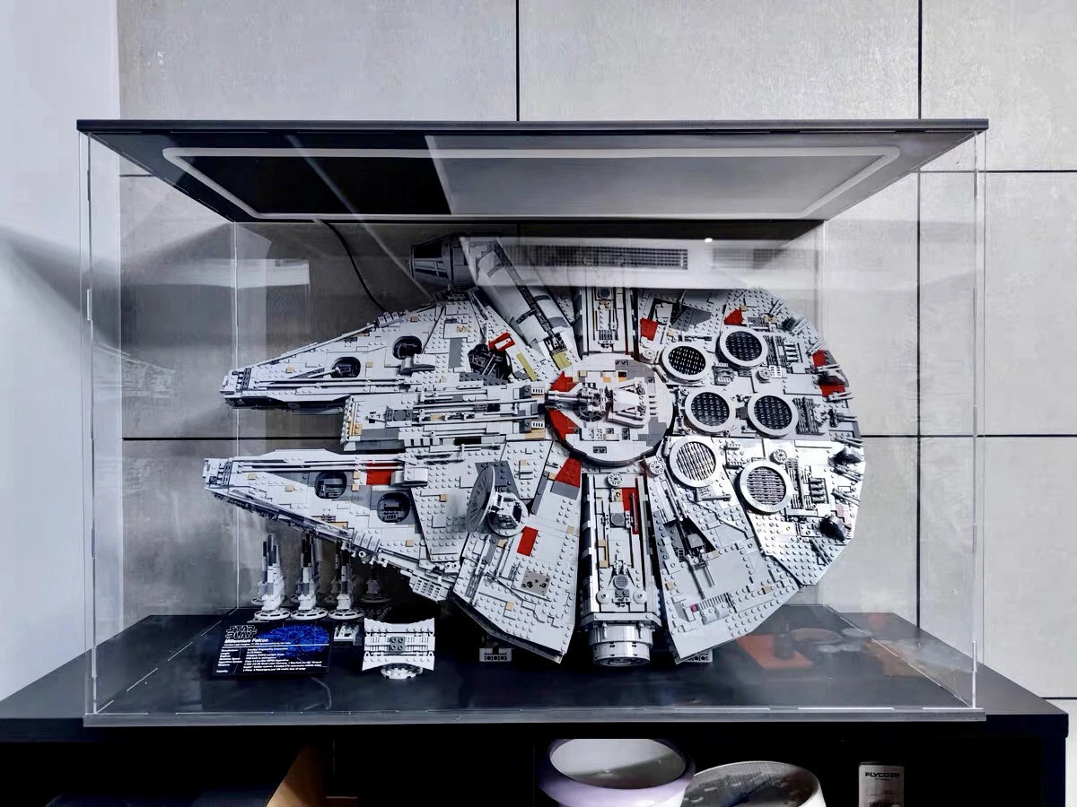 Acrylic Display Case For LEGO 75192 Star Wars Millennium Falcon (Horizontal)