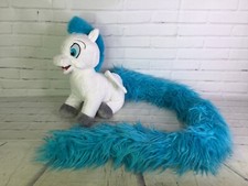Disney Store Parks Baby Pegasus Hercules Long Boa Tail Plush Stuffed Animal Toy
