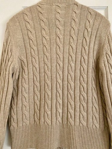 Burberry beige unisex bomber jacket corduroy and cable wool + plaid size 46 (M) - 第 10/14 張圖片