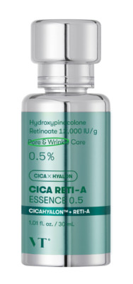 VT Cica Reti-A Essence 0.5 30ml Pore & Wrinkle Care K-Beauty | eBay