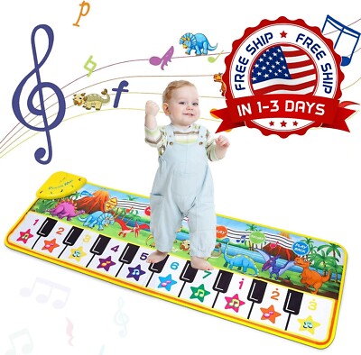 Tapete de piano para niños tapete musical juguetes regalo para bebés niños  niñas