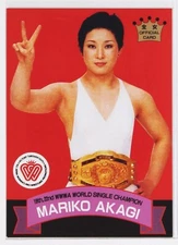 Mariko Akagi 1996 All Japan Woman's Pro Wrestling Rookie #47 19th WWWA Champ AJW