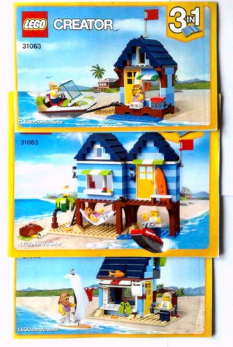 Lego® Bauanleitung für Creator Beachside Vacation 31063 Neu - Bild 2 von 2