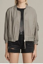 allsaints bomber jacket size small
