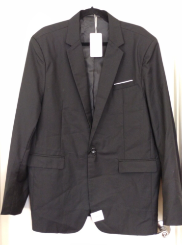 NEW Men Mylldey Blazer Versatile Slim Fit Size XXL One Button Single~Vented Blck