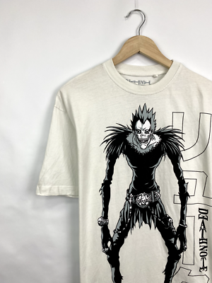 🇯🇵 Vintage Death Note Japanese Cartoon Anime Tshirt Rare Hype