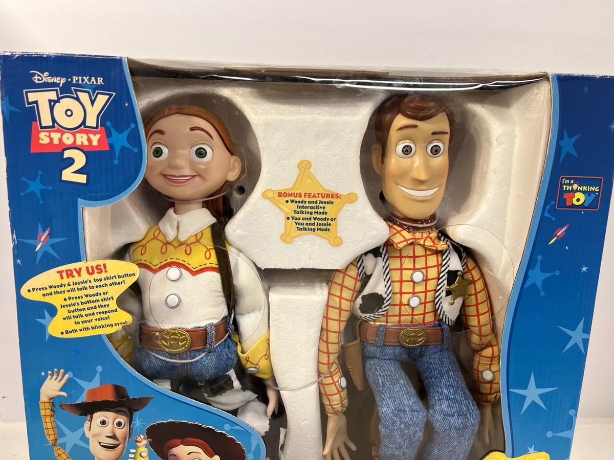 Toy Story 2 Woody and Jessie Interactive Buddies Talking