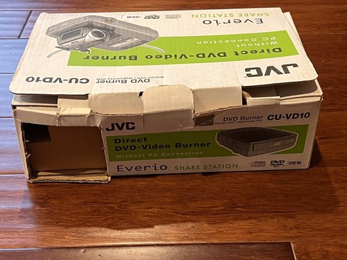 Vintage JVC CU-VD10 Direct DVD Video Burner Everio Share Station NEW - Picture 2 of 16