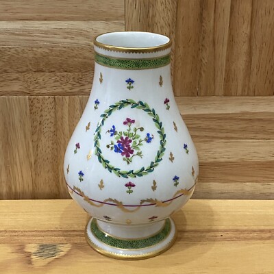HAVILAND Limoges France VIEUX PARIS Vert Pattern Floral Gold Gilt
