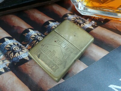 Zippo MARLBORO EXPERIENCE USA 1996 Brass Vintage Lighter-Rare