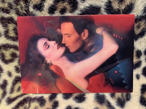Paper Moon Graphics Greeting Card The Embrace 1980 Unused Lovers Valentine