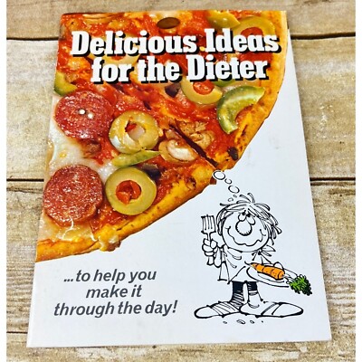 Vintage Hallmark Delicious Ideas For The Dieter Booklet Card Games 24 pages