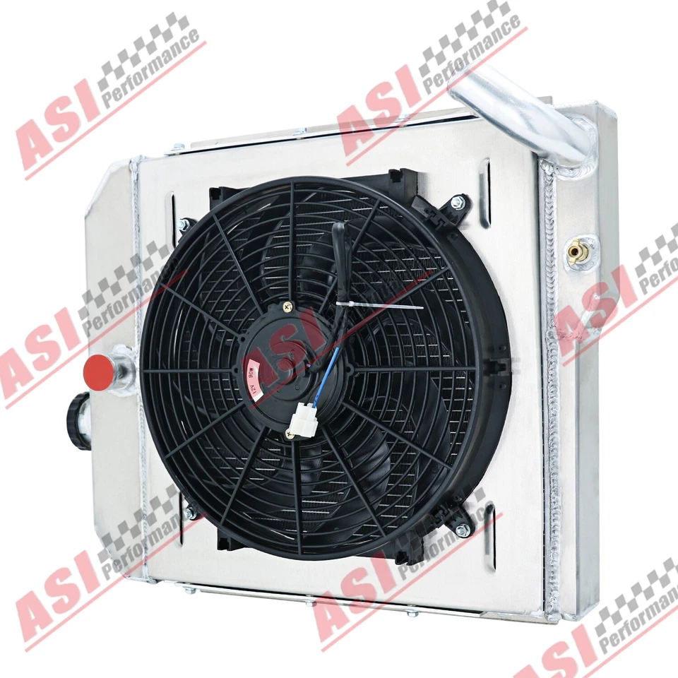 3-Row Radiator Shroud Fan Relay Fit 65-1971,67 Jeep CJ5 CJ6 DJ5 DJ6 Buick 225 V6 Foto 4 de 4