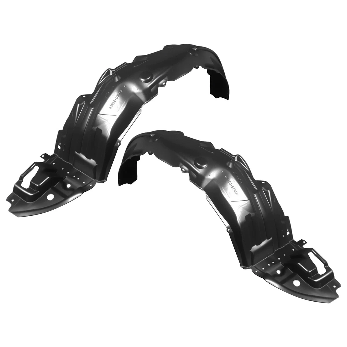 Front Fender Liner Set w/ Clips For 2014-2016 Toyota Corolla