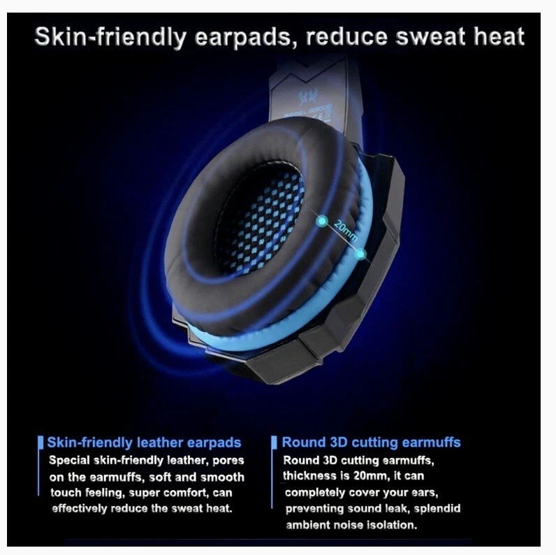 Kotion Each G9000 Gaming Headsets . - Image 4 of 4