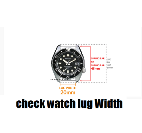 18mm 19mm 20mm 21mm Stainless Steel Watch band Bracelet Fits Seiko Vintage Watch - Picture 2 of 6