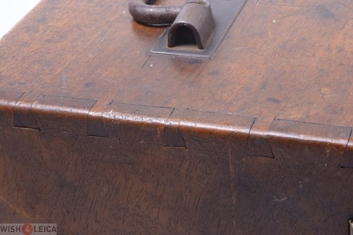 ✅ BELLIENI JUMELLE? CAMERA MAKERS CASE 23X24X18CM, 9X9.4X7INCH EARLY C.1890, KEY - Picture 5 of 11
