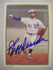 JEFF REARDON signed SP EXPOS 1986 Topps All Star baseball card AUTO Autographed