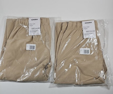 Lot of 2 Boys Medium Sonoma Performance Pull-On Pants Khaki NEW Kohls
