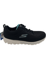 Skechers GOwalk Vegan Washable Bungee Sneakers Fun Journey Black
