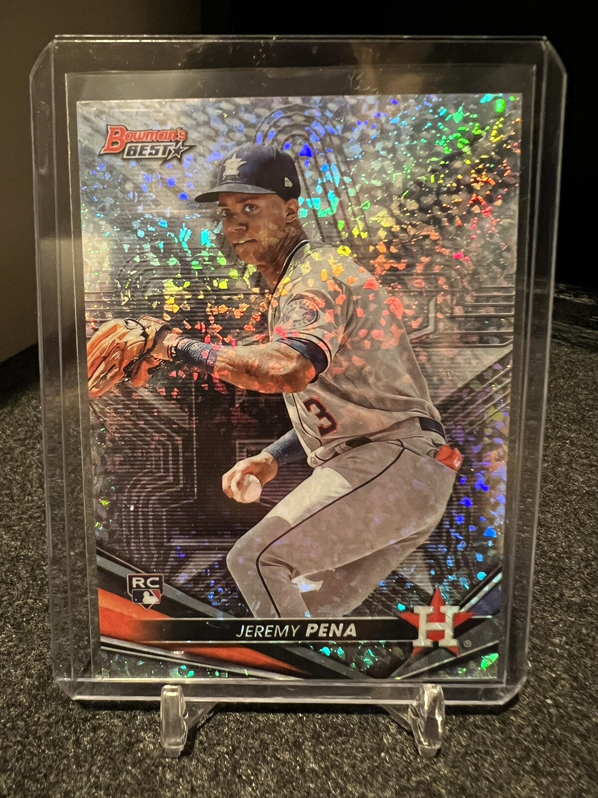 2022 BOWMAN'S BEST  MINI DIAMONDS REFRACTOR JEREMY PENA RC /299 SP