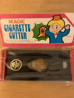 Vintage Magic Cigarette Cutter Black and Red, Buy One Get One Free