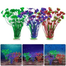 Artificial Aquarium Plants Decoration Fish Tank Water Plant Grass Ornament US