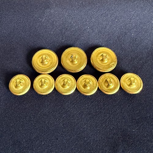Brooks Brothers 346 Blazer Replacement Buttons Golden Fleece Sheep Complete Set - Picture 5 of 12