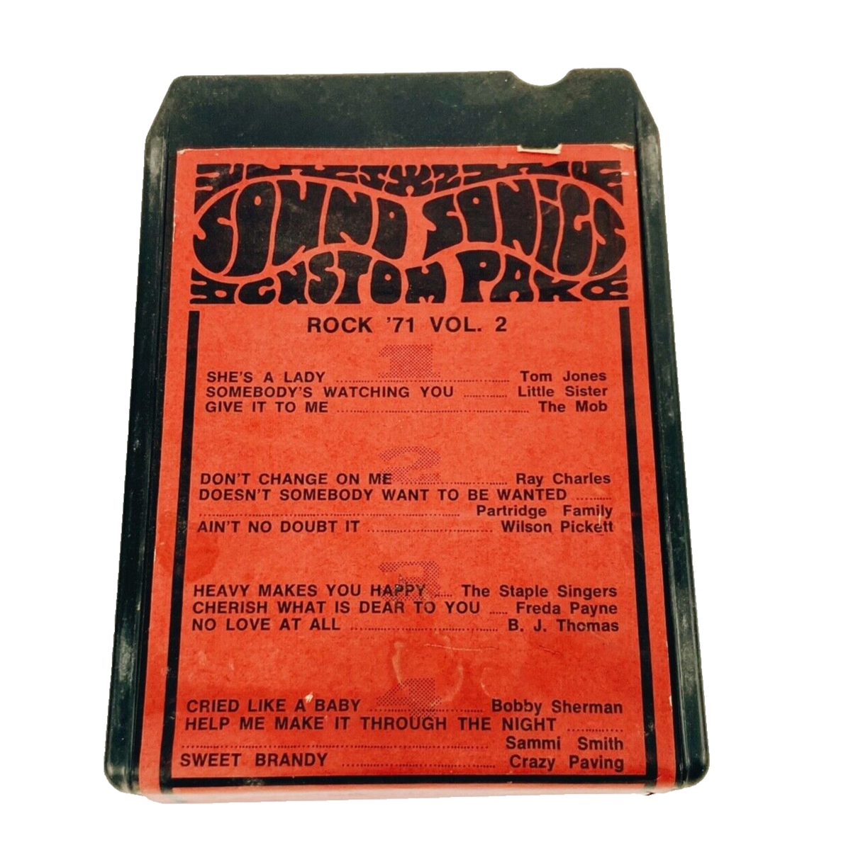 Sound Sonics Custom Pak Rock 1971 Vol. 2 8-Track Untested | eBay