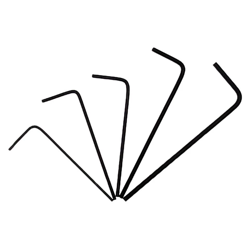 5pcs (0.7,0.9,1.0,1.19,1.27mm) Allen Key Hex Key Set Mini Micro Hex Allen Keys - Image 3 of 4