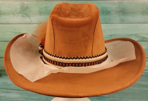 🔥New Vintage Suede Cowboy Hat in box Size Medium🔥 - Picture 3 of 10