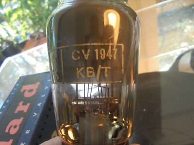 MULLARD 6L6G CV1947 KT66 BRITISH OLD STOCK IN BOX MILITARY