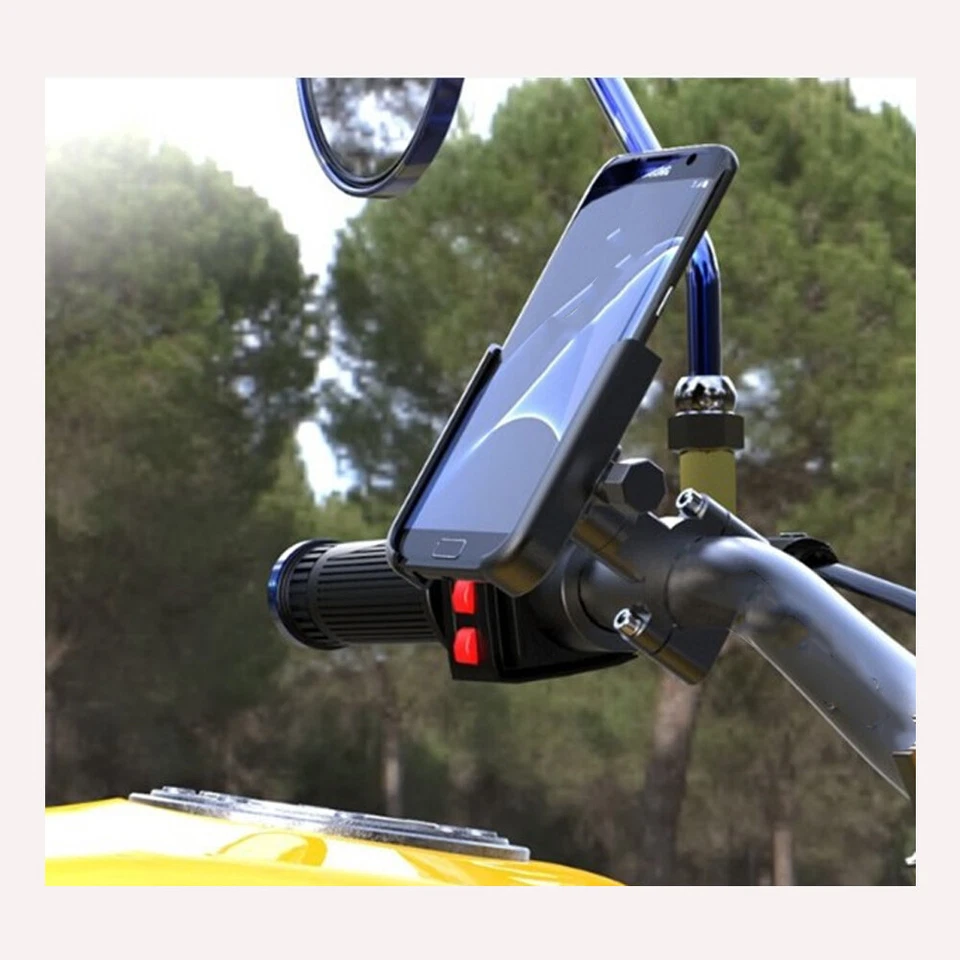 For Harley-Davidson Blackline Breakout Cross Bones Dyna Motorcycle Phone Holder Foto 2 de 4