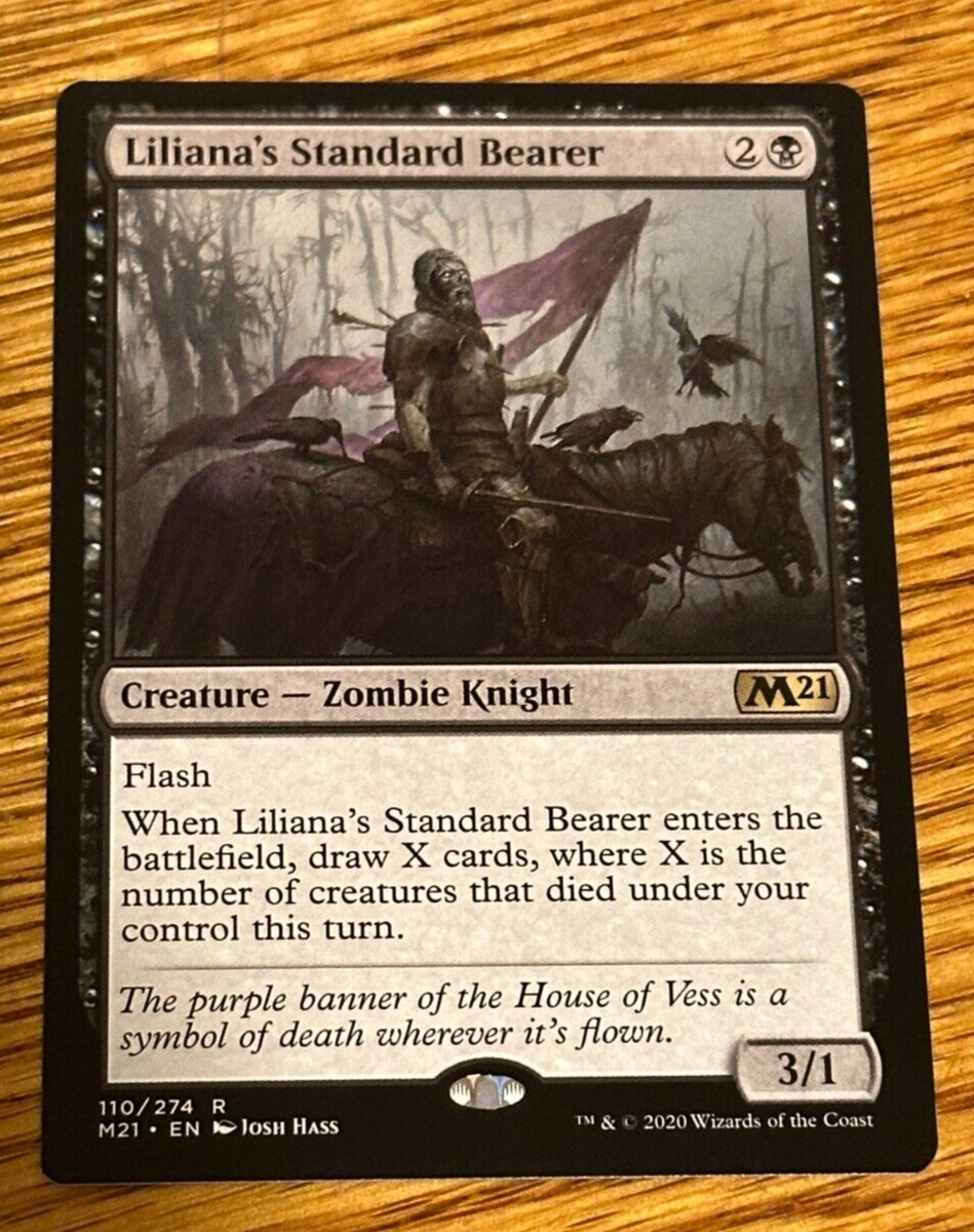 MTG Core Set 21, Liliana's Standard Bearer | eBay