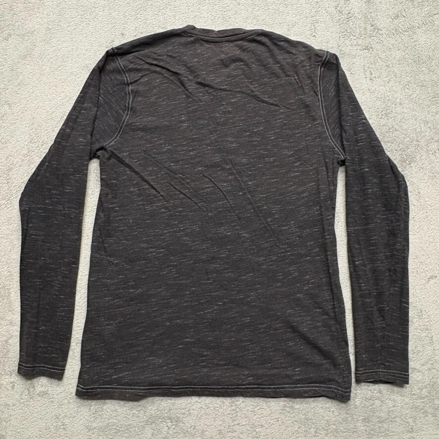 Camisa Company 81 manga larga cuello en V para hombre gris medio Foto 2 de 4