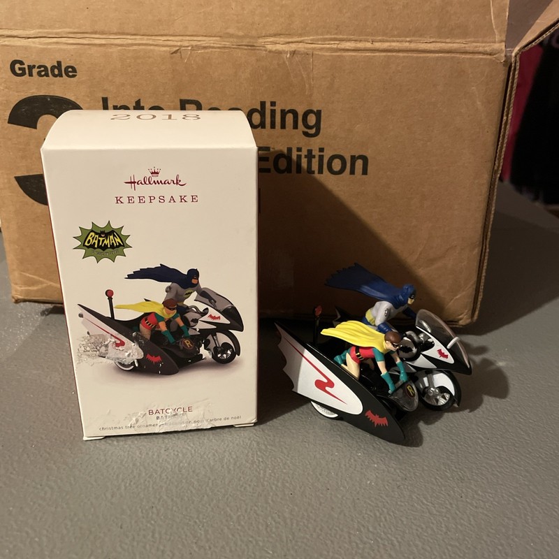 Batcycle Batman & Robin 2018 Hallmark Keepsake Ornament