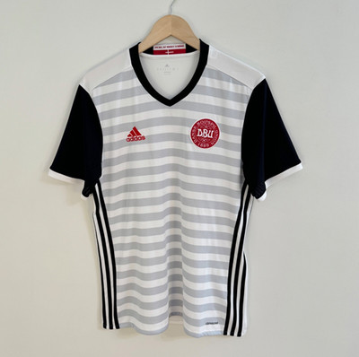 Denmark Team 2015/2016 2017 Away Football Shirt Soccer Jersey Adidas Men Size M