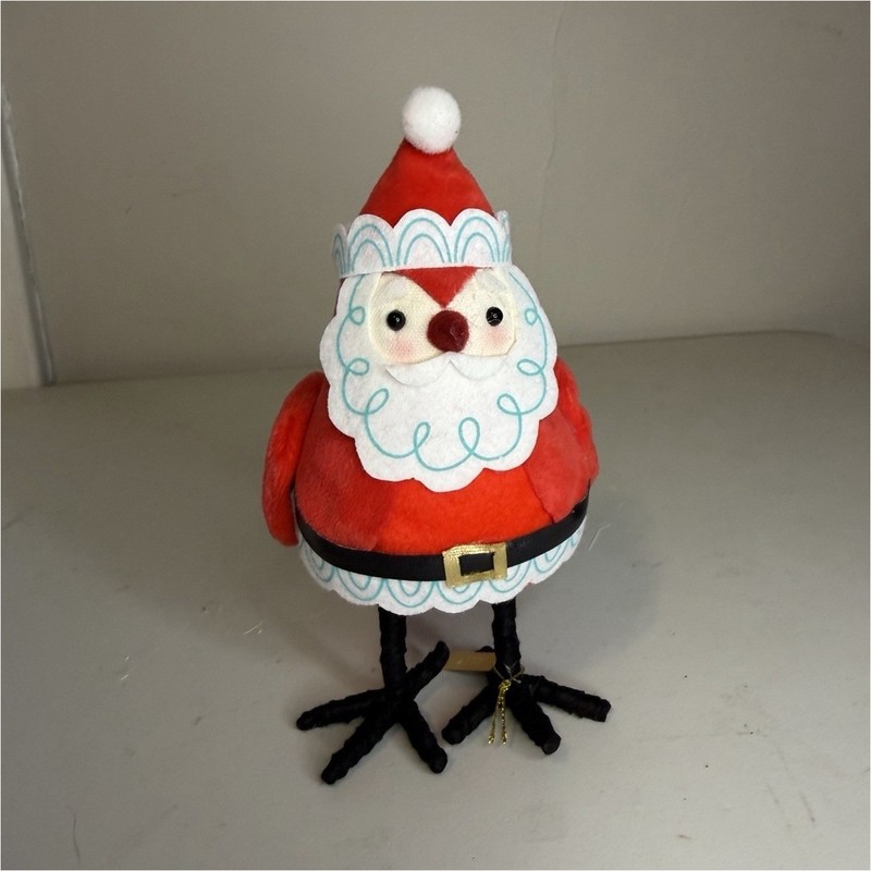 Winter Wonderland Santa Target Fabric Bird,  2021 Jolly Christmas Seasonal Decor