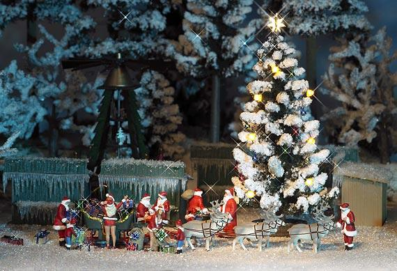 Busch 5411 Christmas Tree (Illuminated) HO OO Gauge