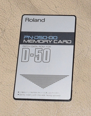 Roland D-50 Factory Presets Memory Card