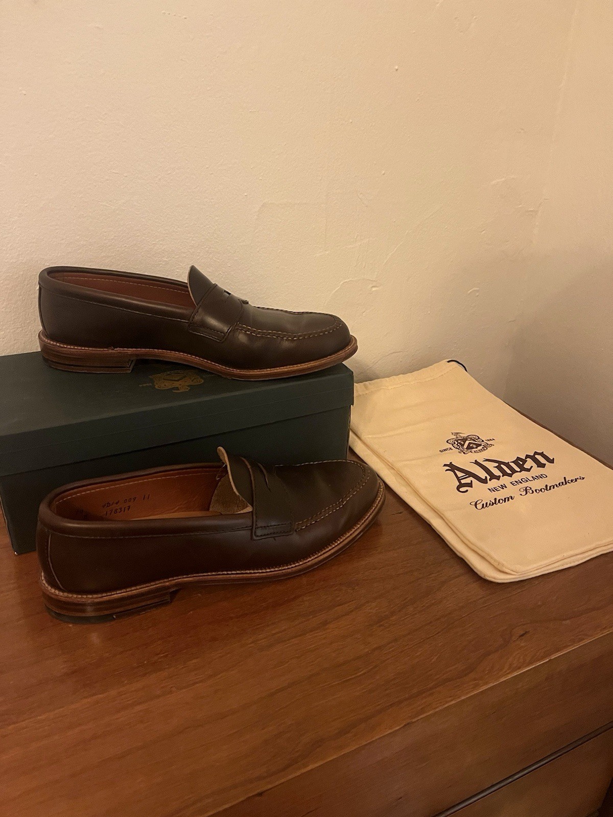 Alden 17831F Brown Chromexcel LHS / Penny Loafer