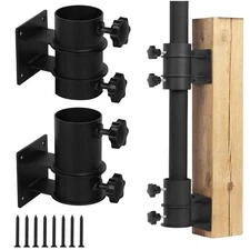 Heavy Duty Patio Umbrella Mount - Bracket Clamp for Deck Rail, Balcony, Court...