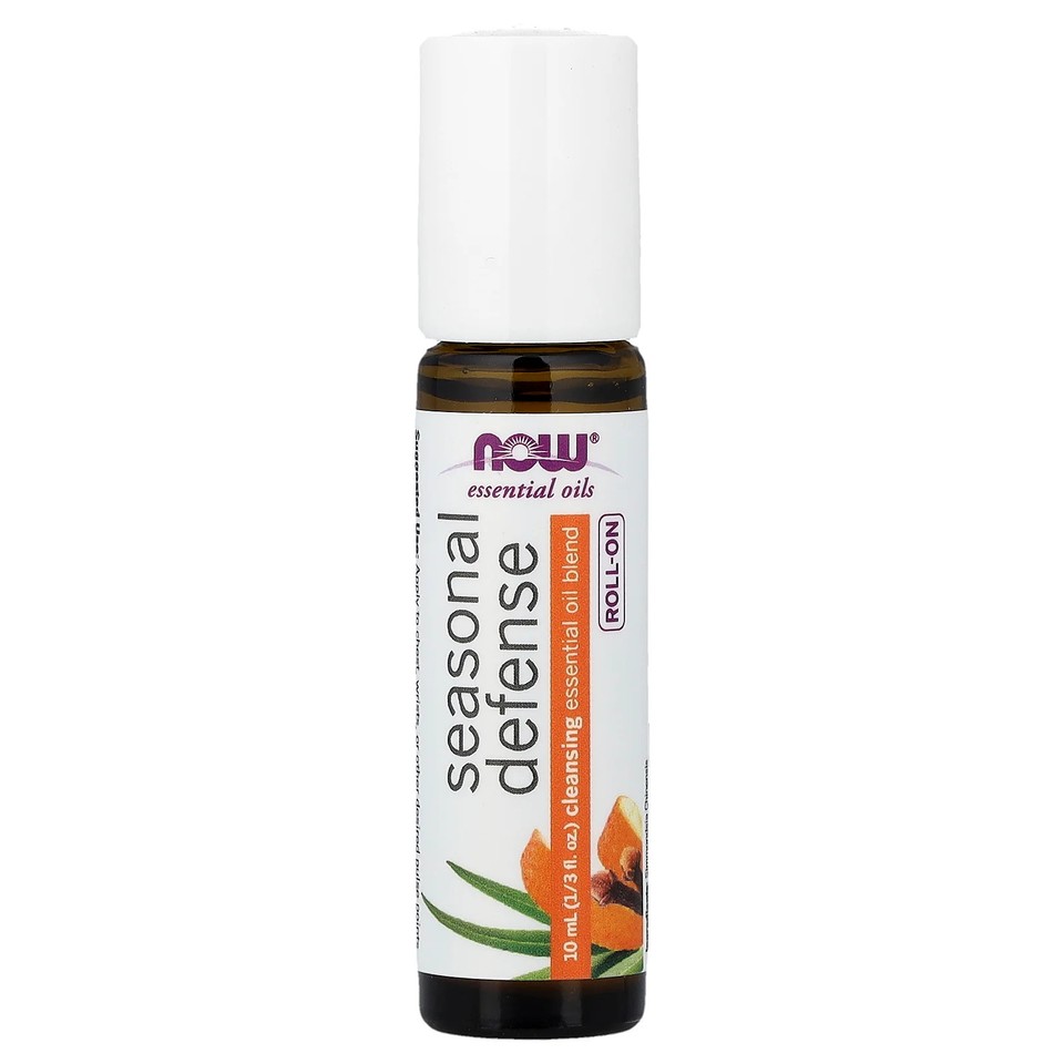 Essential Oils, Roll-On, Seasonal Defense, 1/3 fl oz (10 ml)