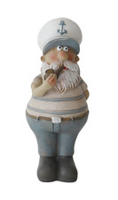 Seemann Kapitän Matrose mit Pfeife Maritim Schiff Deko Figur Skulptur Objekt