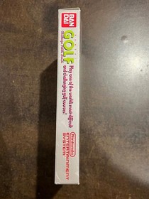 Bandai Golf Challenge Nintendo NES Complete CIB - MINTY!!
