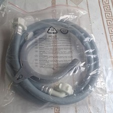 1x 1.5m Grey Washing Machine Dishwasher Inlet Pipe Water Feed Fill Hose Cold Fil