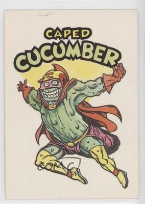 1983 General Mills Zero Heroes Caped Cucumber #36 1g9