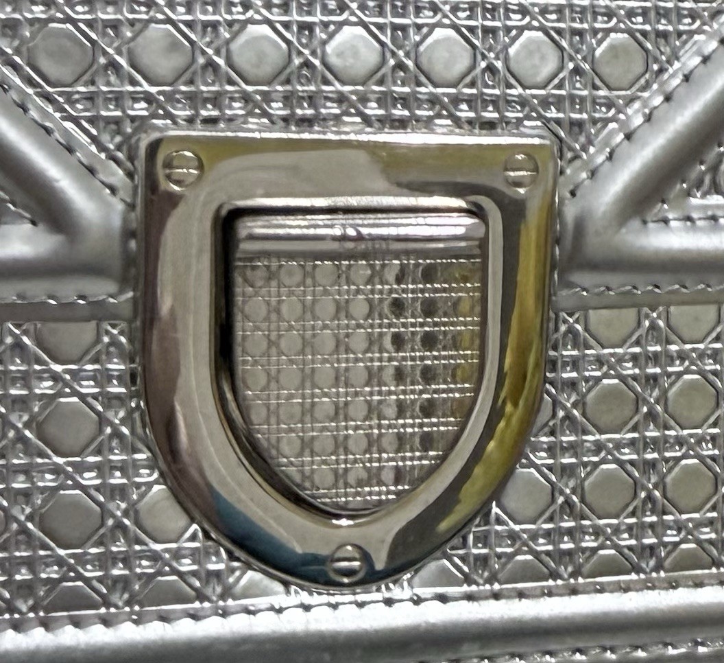 Beautiful  Authentic Dior Diorama Medium Silver M… - image 6